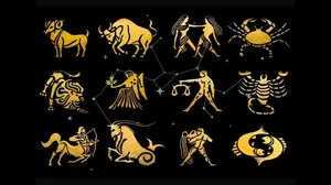 Illustration representing horoscope symbols and the Forer effect and how vague personality descriptions feel personally accurate