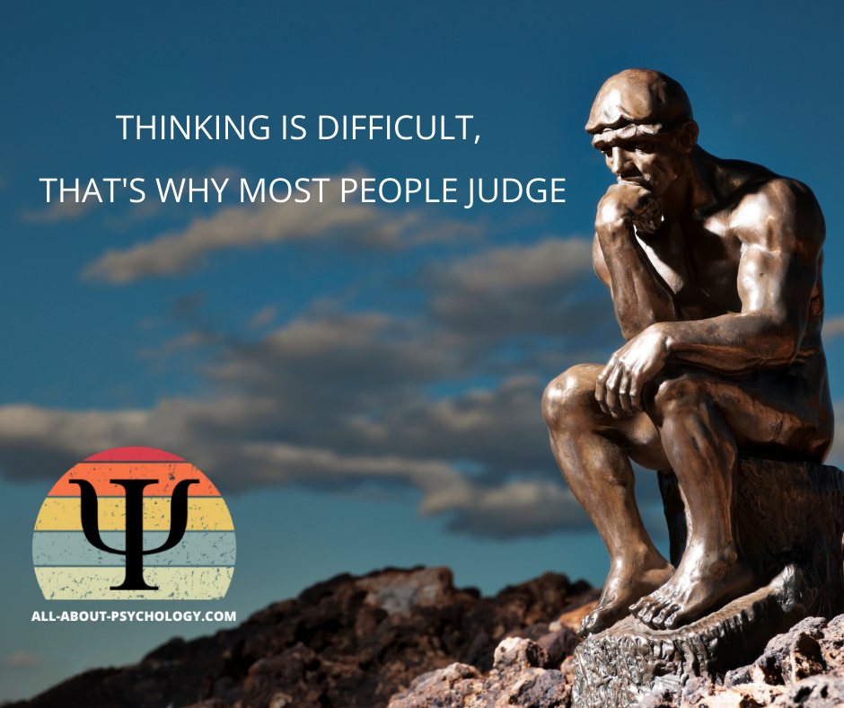 Thinking is difficult quote
