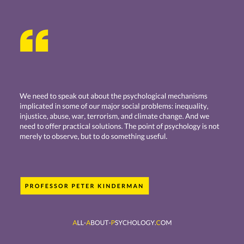 Peter Kinderman Quote About Psychology