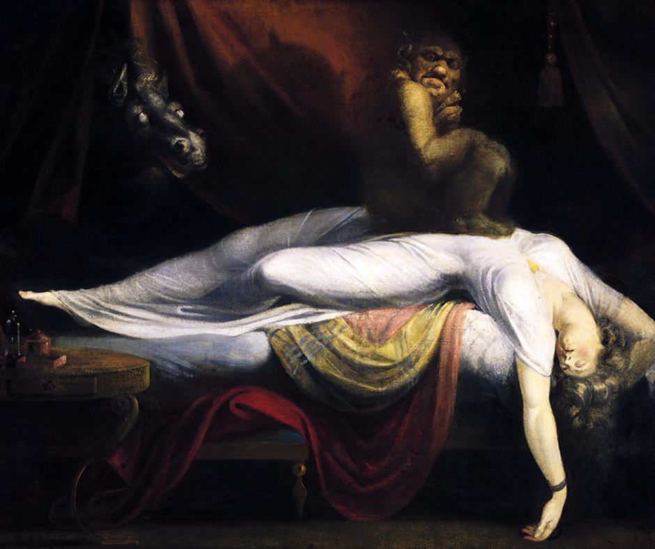 The Nightmare by John Henry Fuselli, 1781.