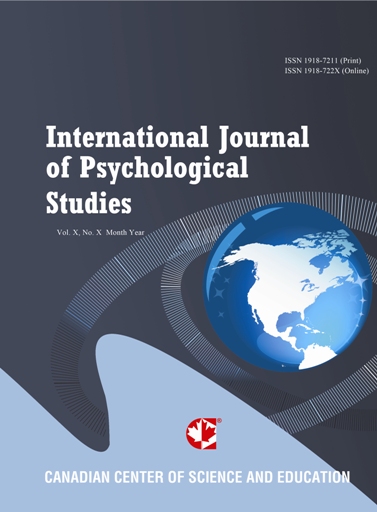 The International Journal of Psychological Studies.