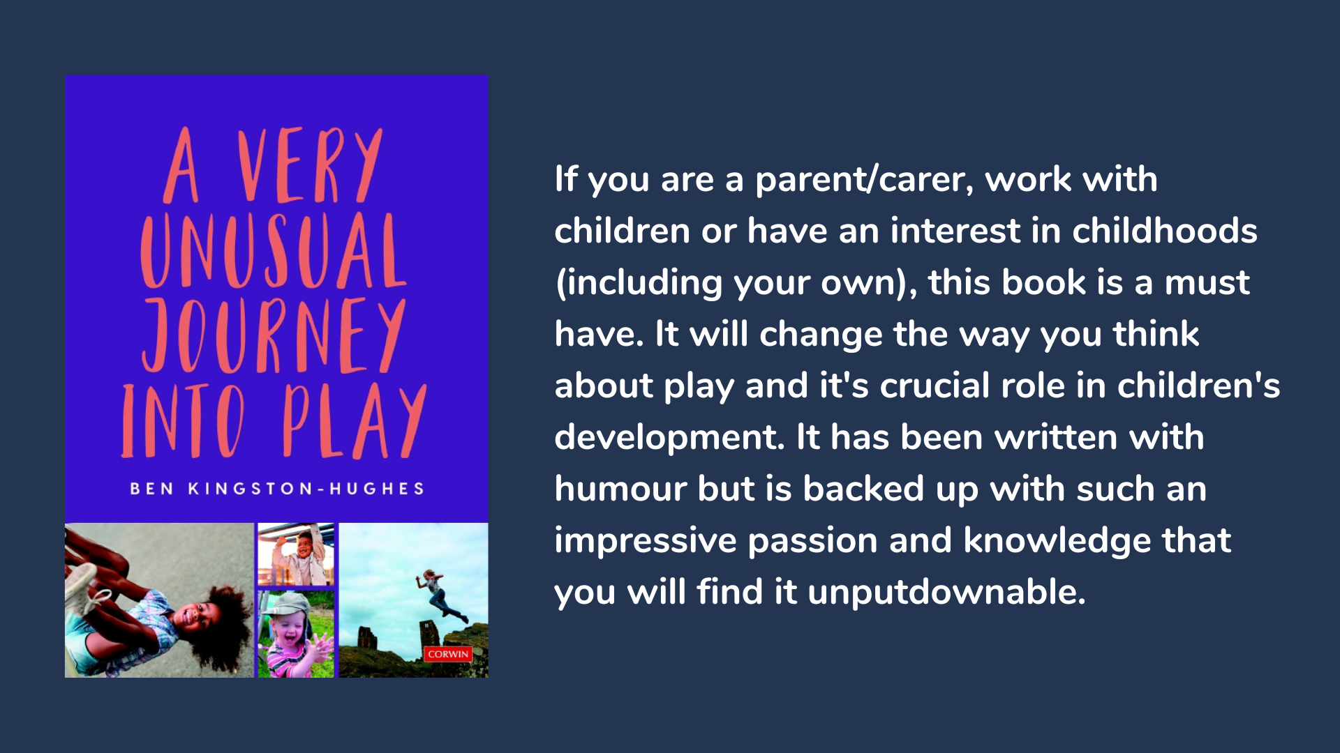 A Very Unusual Journey Into Play, book cover and description.