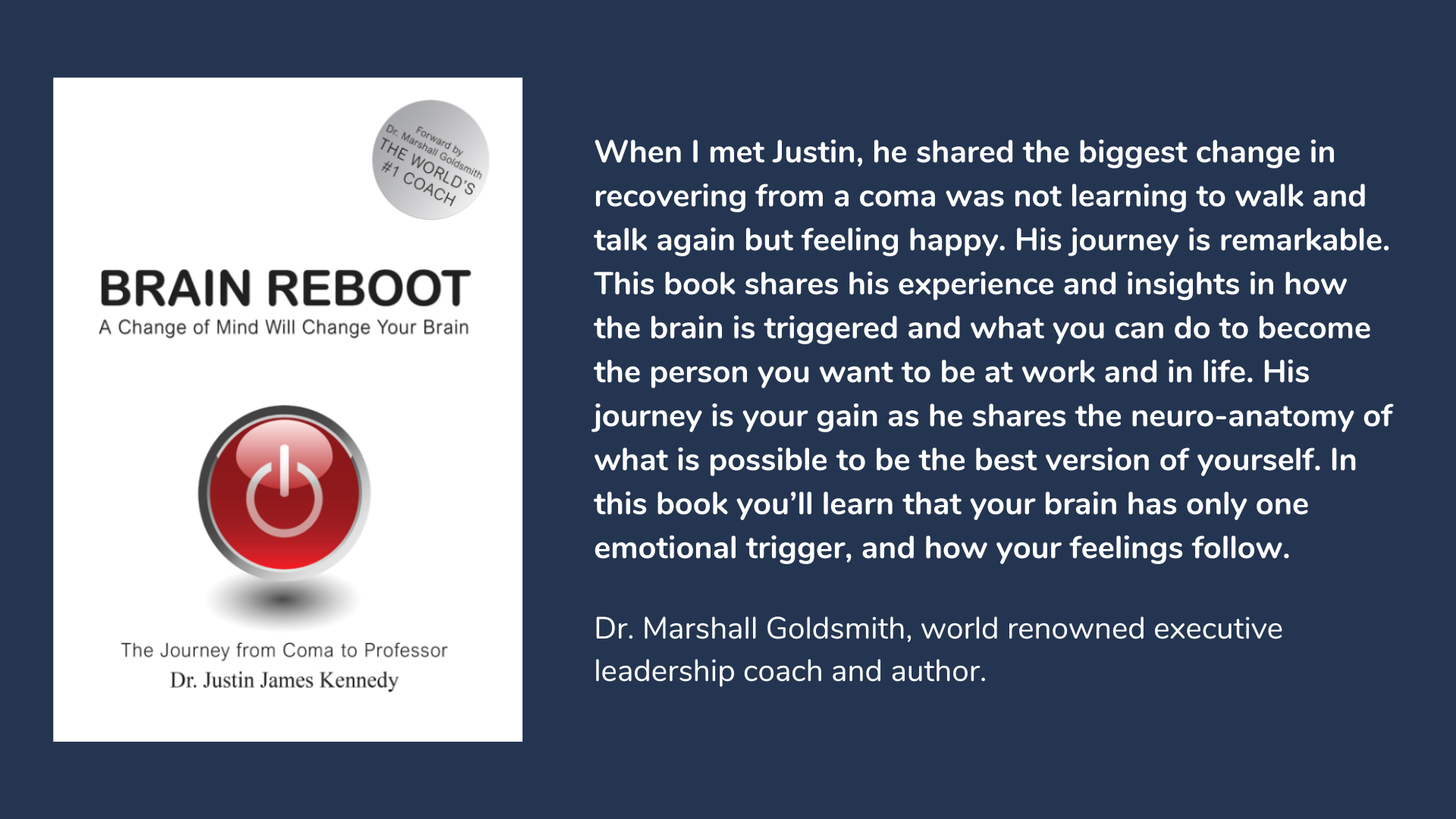 Brain Reboot: A Change of Mind Will Change Your Brain, book cover and description.