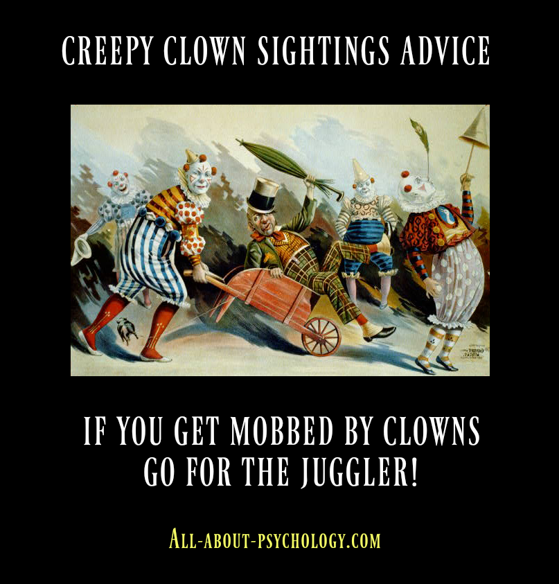 creepy clowns image and joke