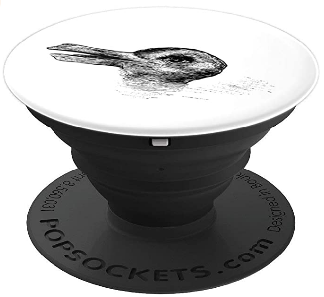 The Vintage Duck Rabbit Illusion PopSockets Grip and Stand for Phones and Tablets