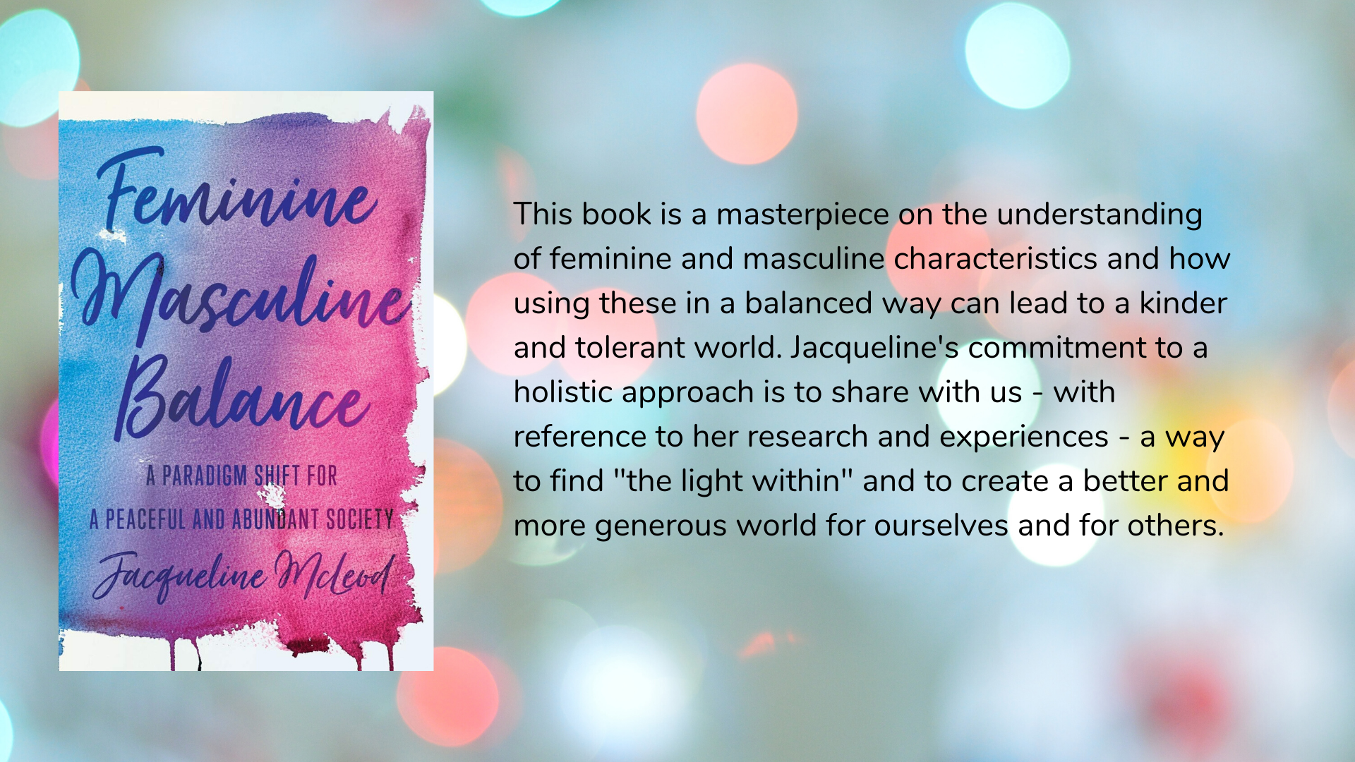 Feminine Masculine Balance by Jacqueline McLeod