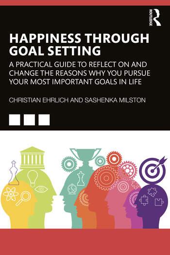 Happiness Through Goal Setting, book cover.