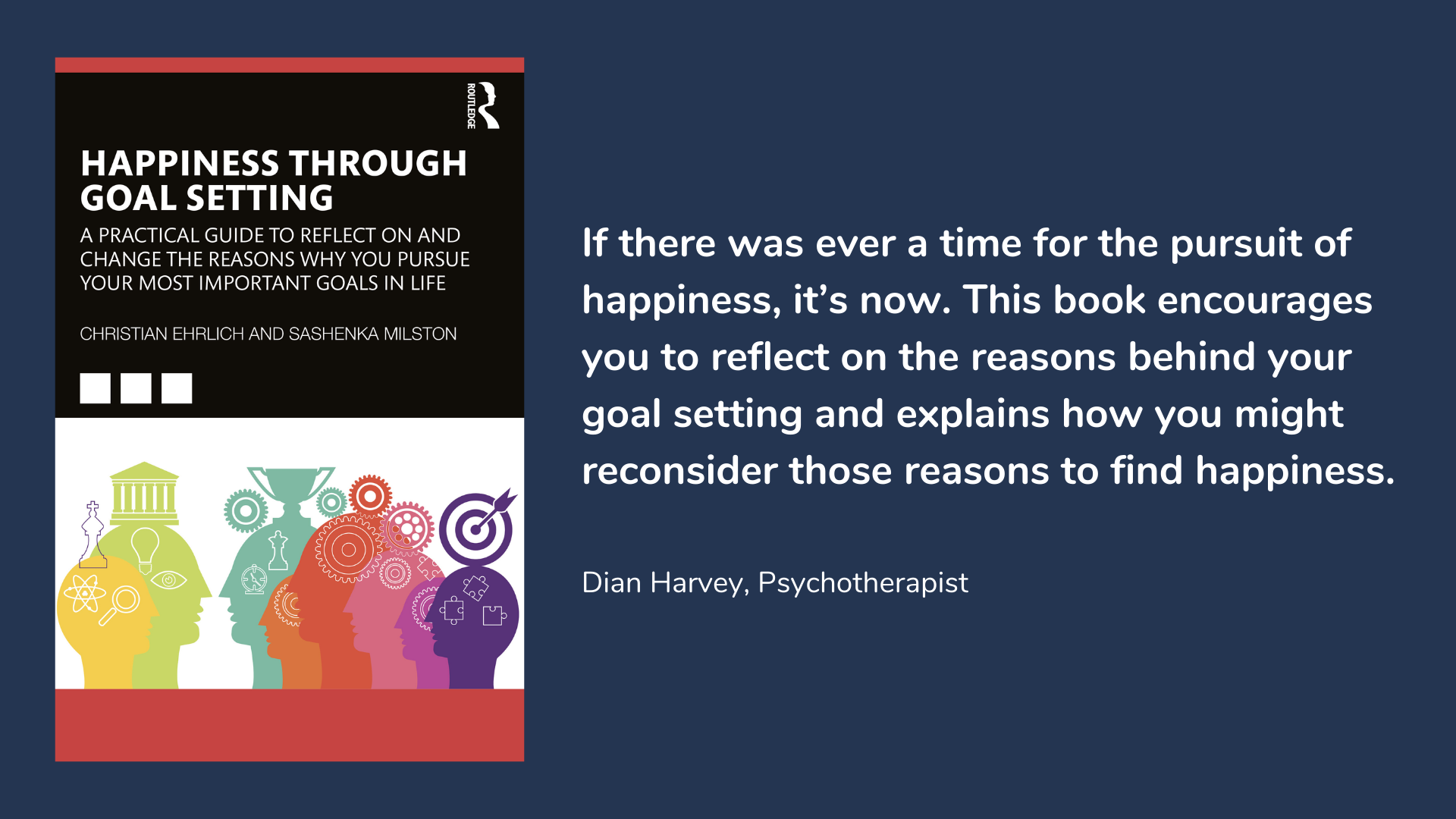 Happiness Through Goal Setting, book cover and description.
