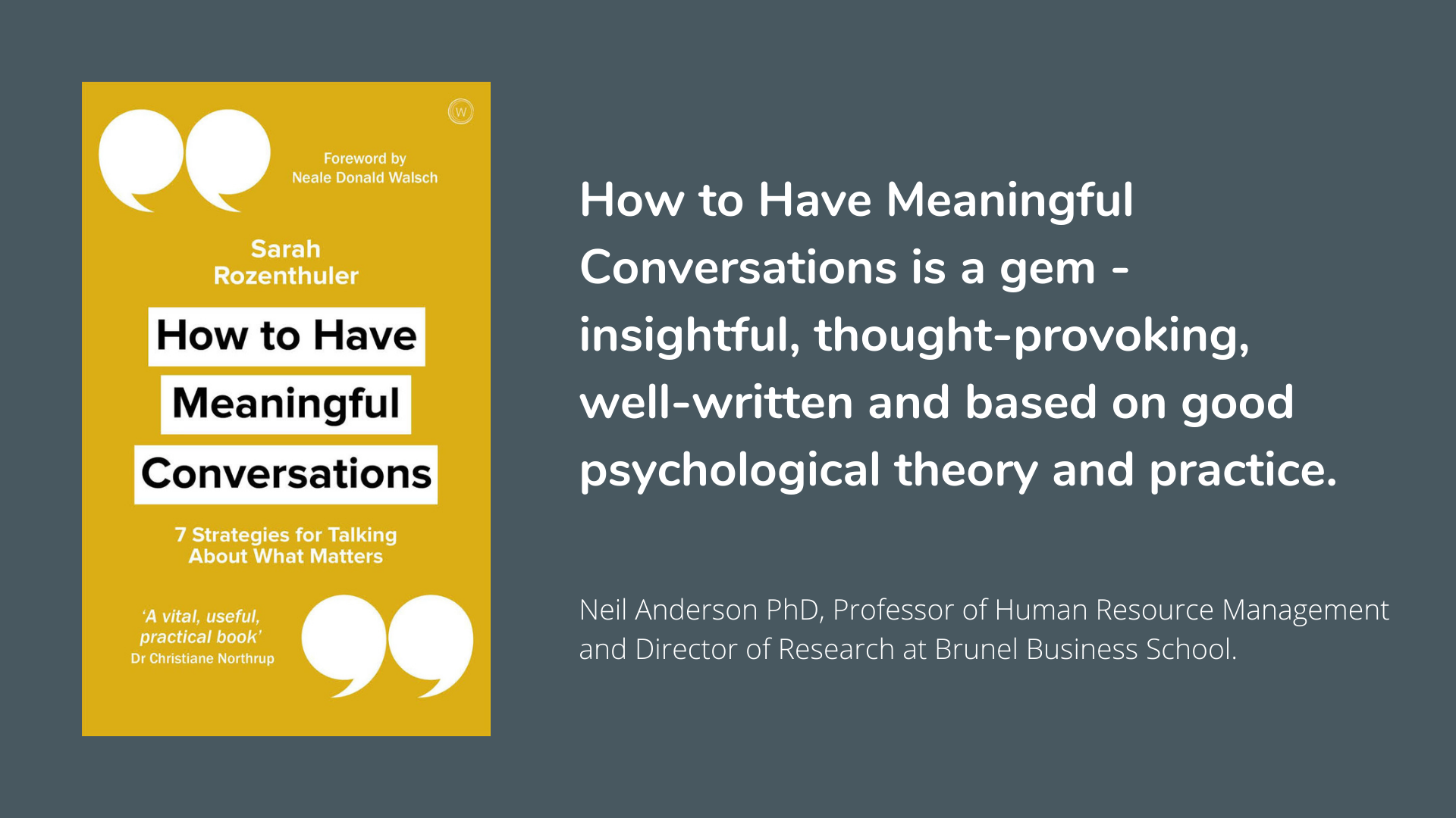 How to Have Meaningful Conversations