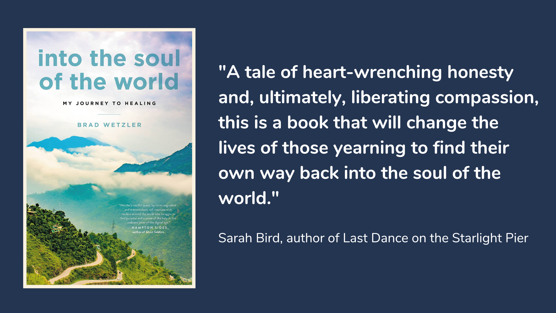 Into the Soul of the World: My Journey to Healing, book cover and description.