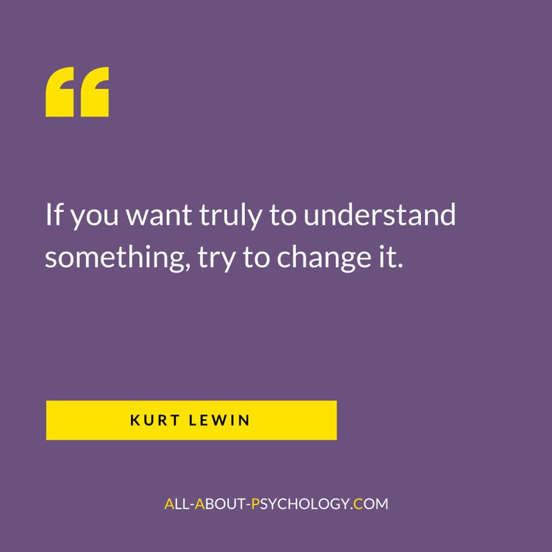 Kurt Lewin Quote