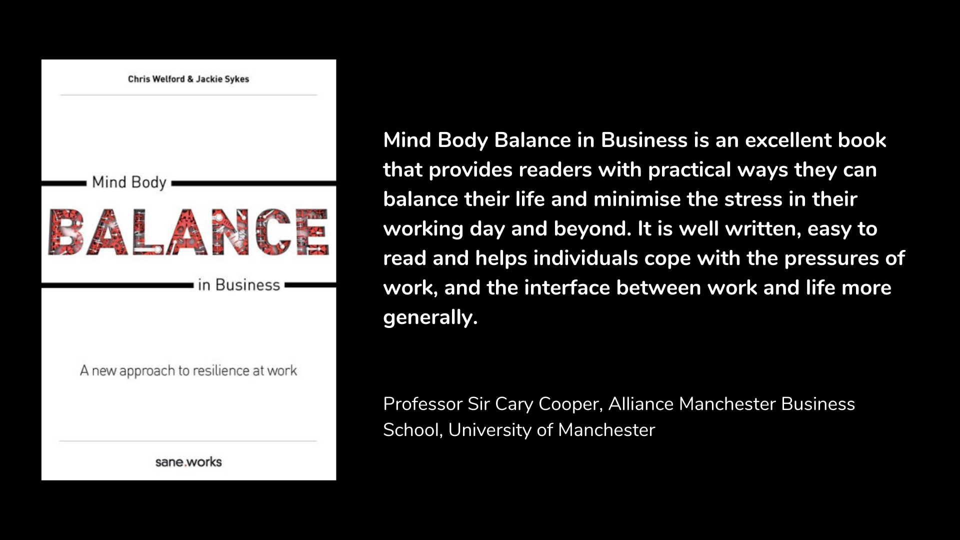 Mind Body Balance in Business: A New Approach To Resilience At Work