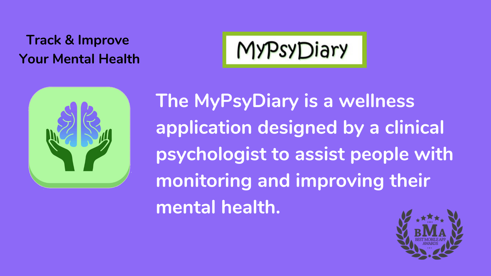 MyPsyDiary: Award Winning Mental Health App!