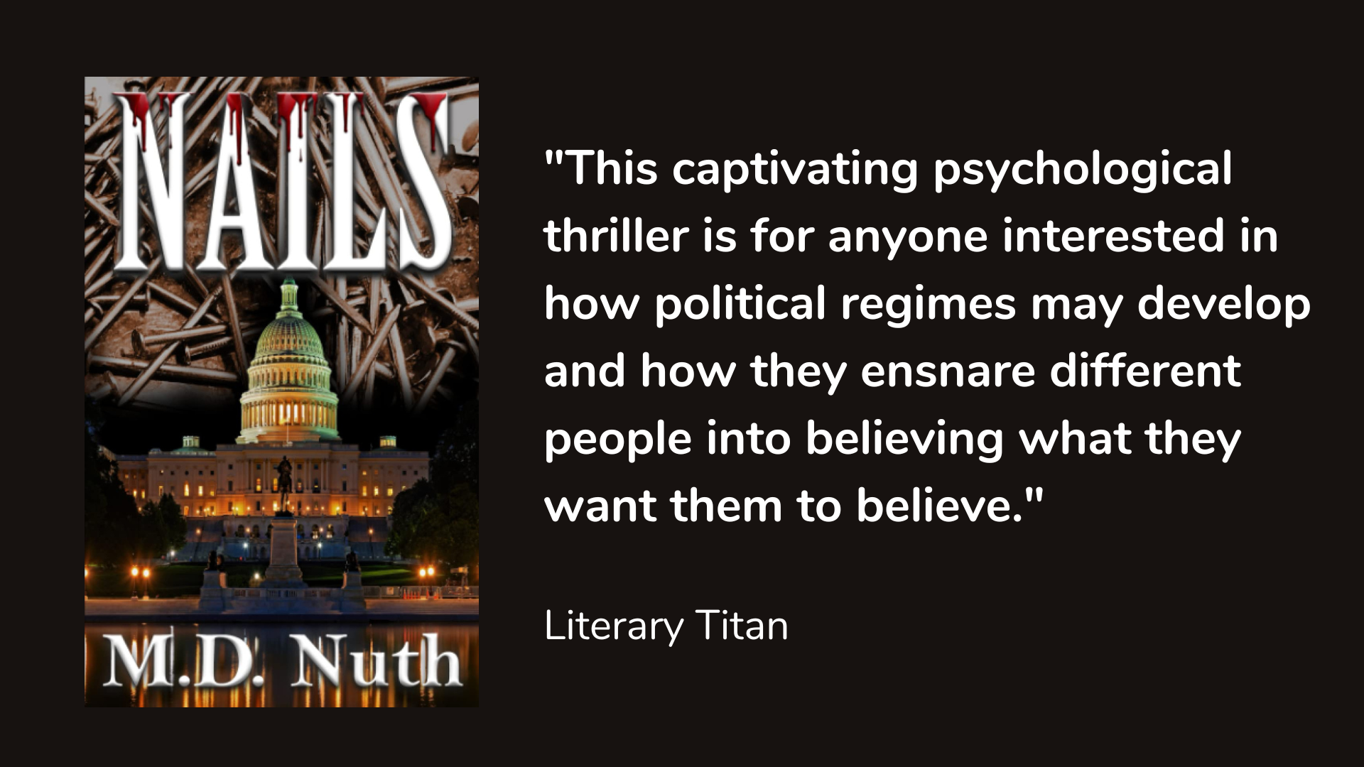 Nails by M. D. Nuth, book cover and description