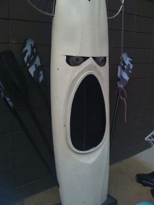 pareidolia Angry Kayak