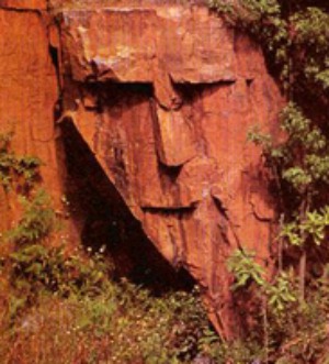 pareidolia Stony Faced