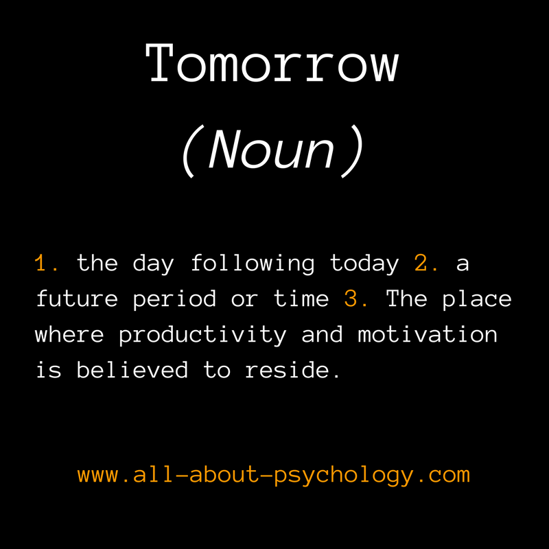 psychology today procrastination