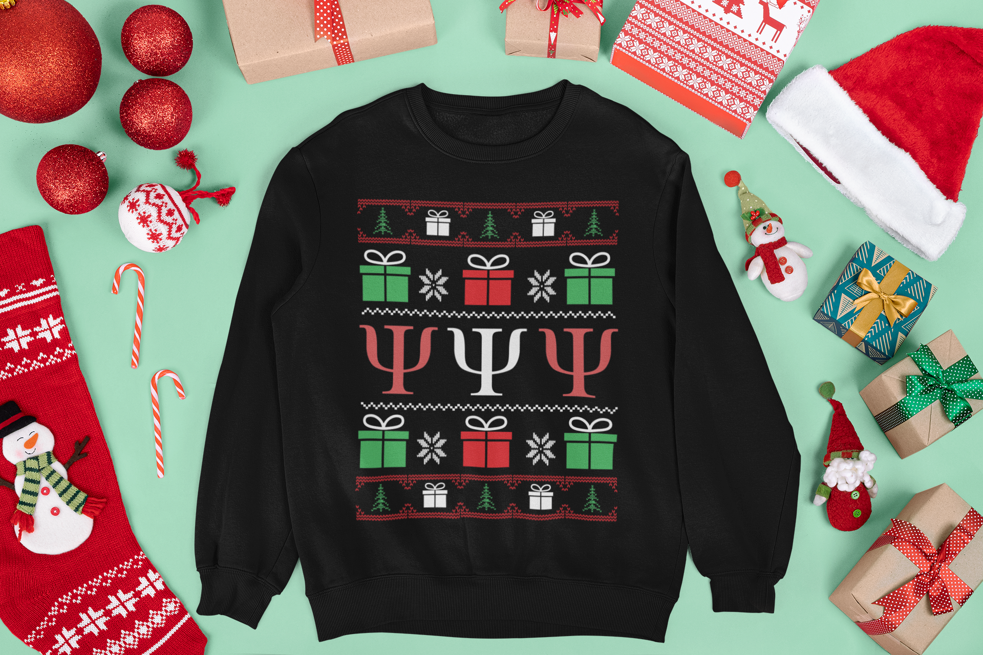 Psychology Christmas Sweatshirt