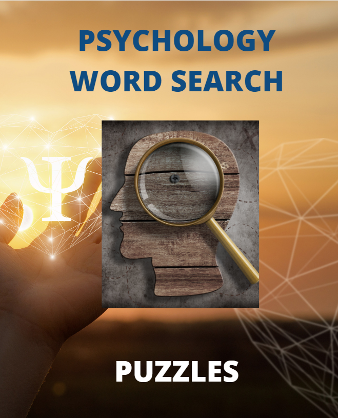 Psychology Word Search Puzzles Book Cover