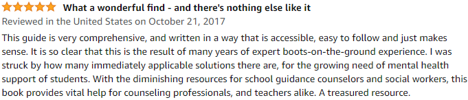 Reaching Our Neediest Children: Bringing a Mental Health Program into the Schools, book cover and description Amazon Review