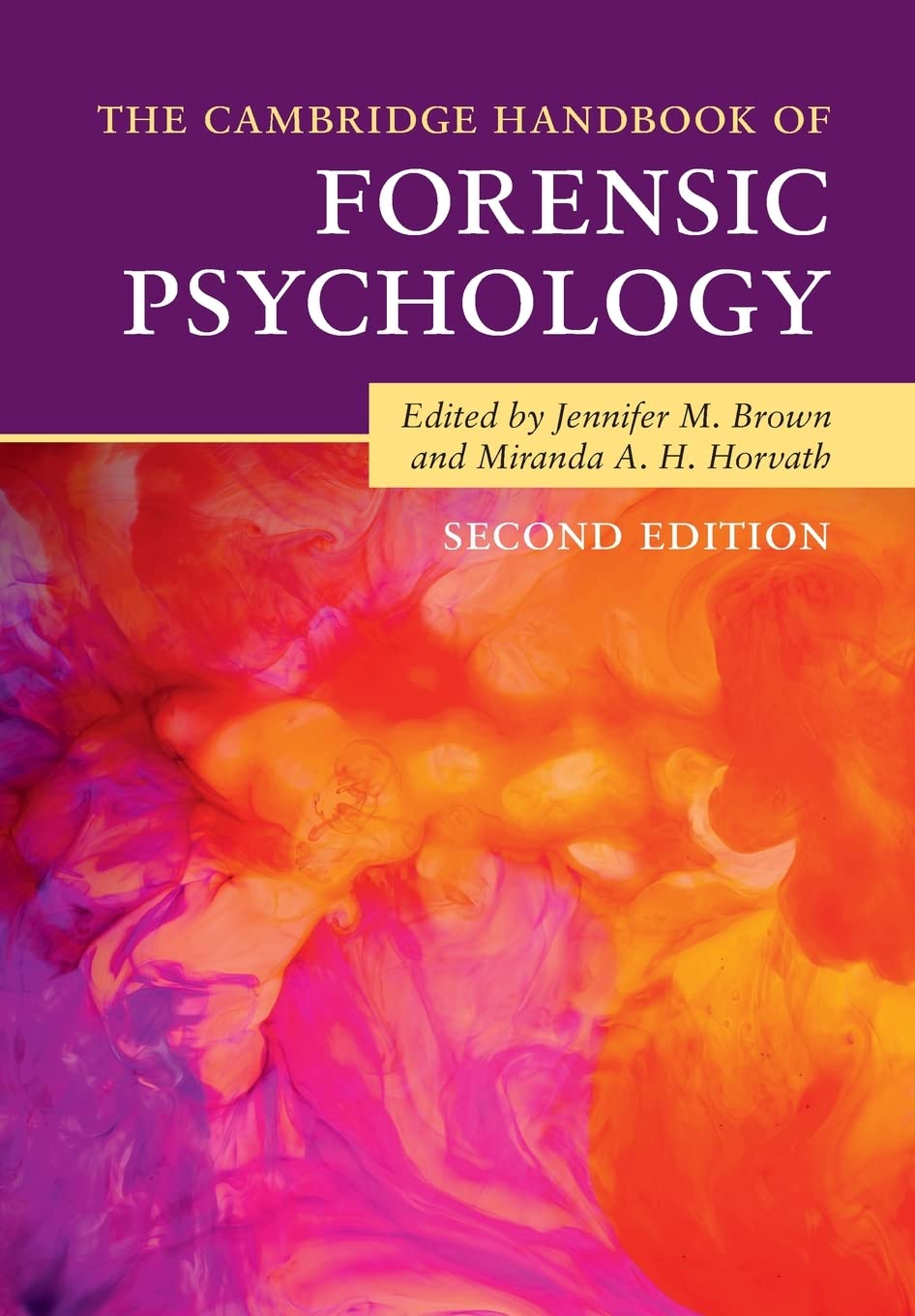 The Cambridge Handbook of Forensic Psychology, book cover