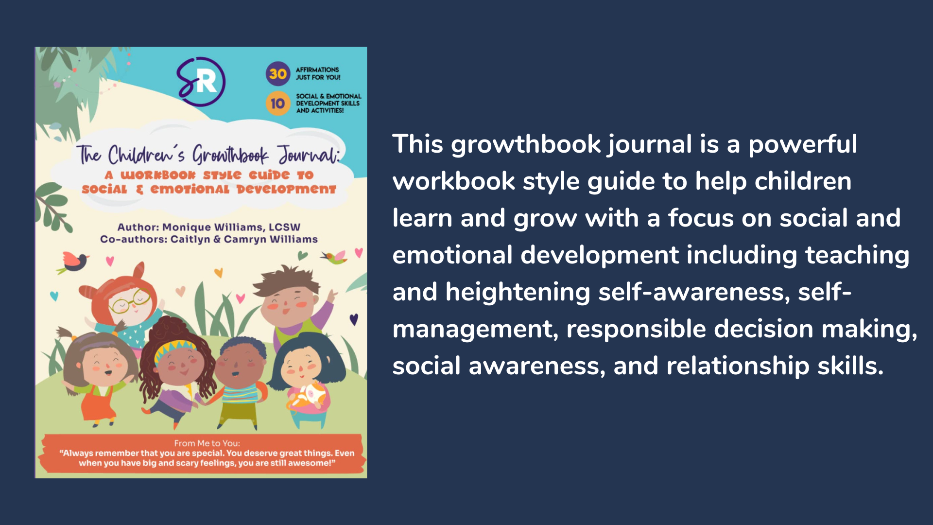 The Children's Growthbook Journal, book cover and description