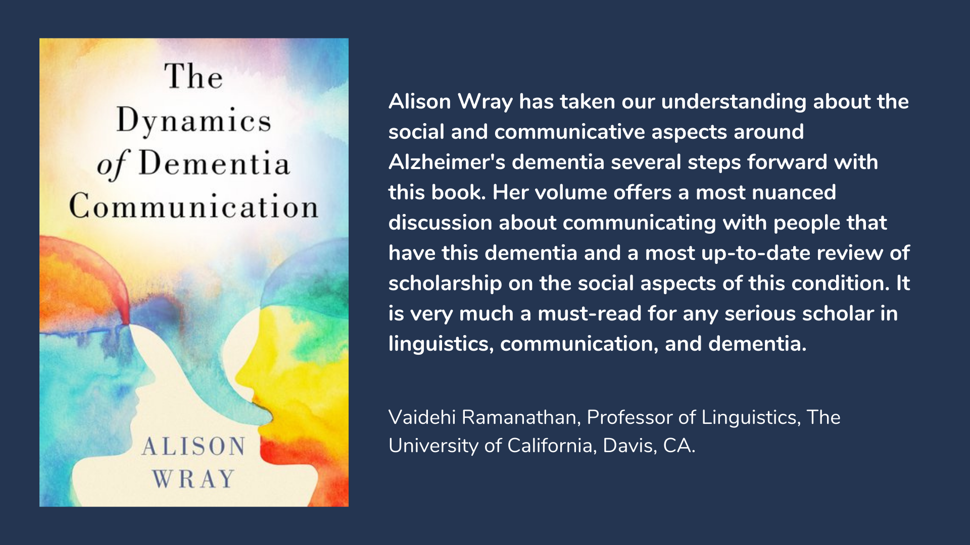 The Dynamics of Dementia Communication, book cover and description.