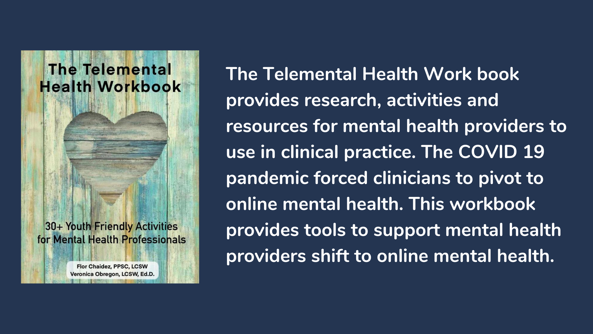 The Telemental Health Workbook: 30+ Youth Friendly Activities for Mental Health Professionals