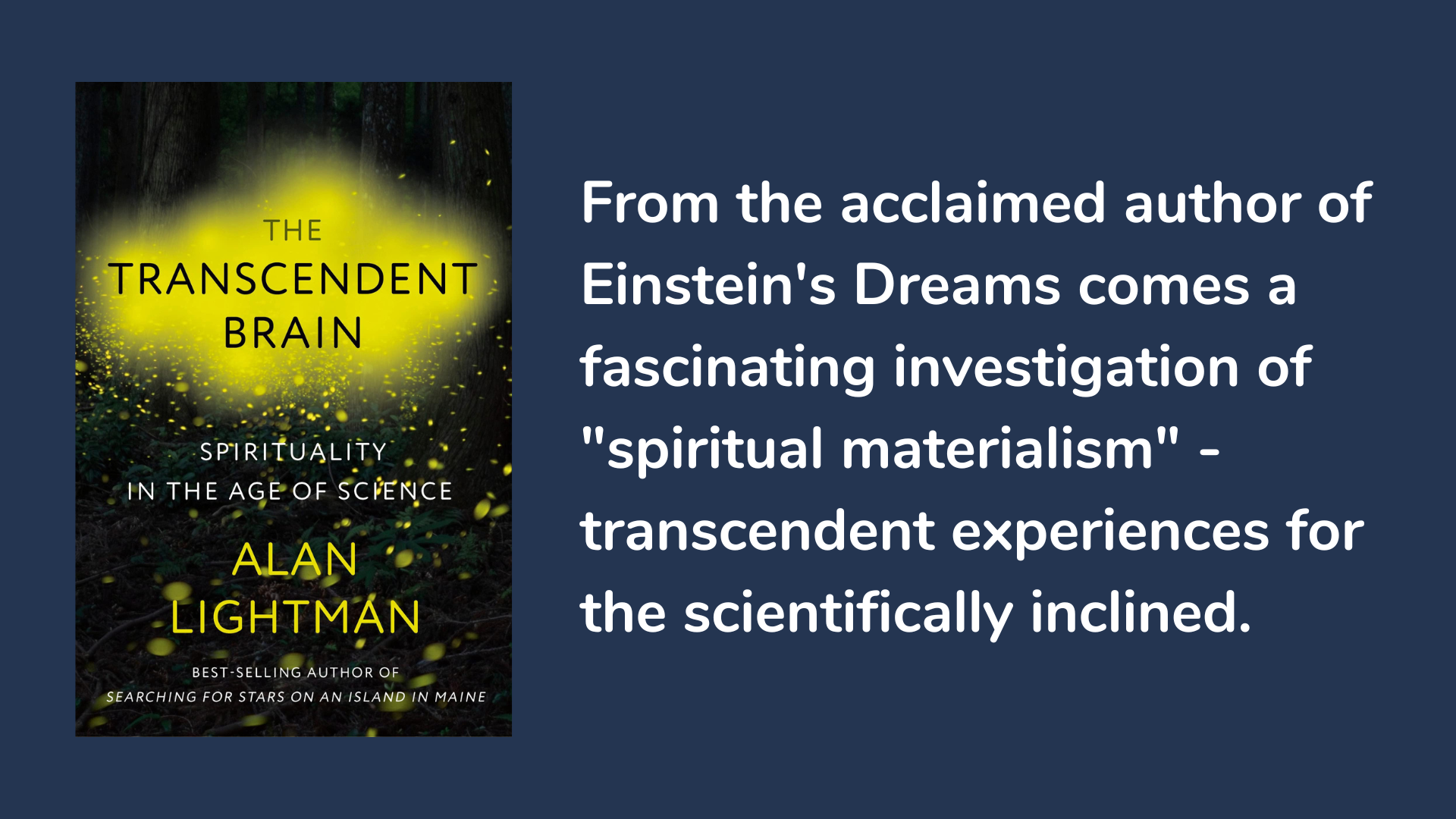 The Transcendent Brain: Spirituality in the Age of Science, book cover and description.