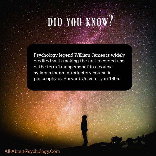 William James Transpersonal Psychology