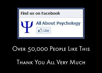 All About Psychology Facebook Page 50000 likes