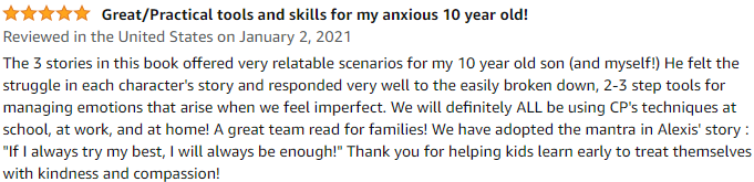 Captain Perfection and the Secret of Self-Compassion, Amazon Customer Review Captain Perfection and the Secret of Self-Compassion, Amazon Customer Review