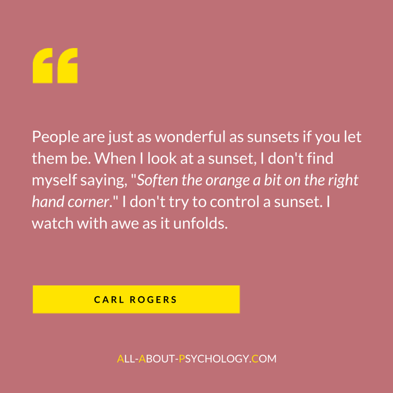 Carl Rogers Sunset Quote