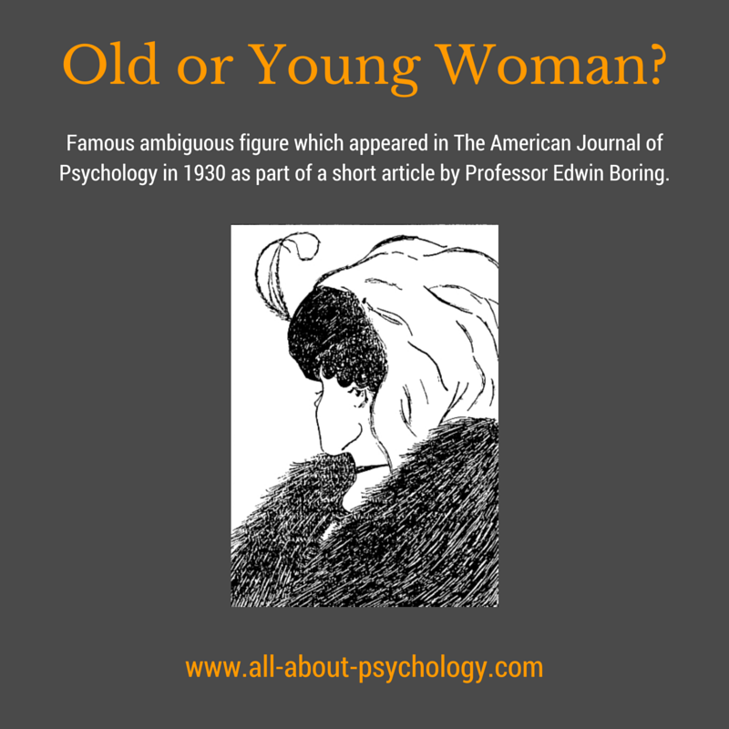 Edwin Boring Old Woman Young Woman Ambiguous Illusion