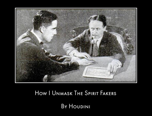 Houdini Article The Spirit Fakers