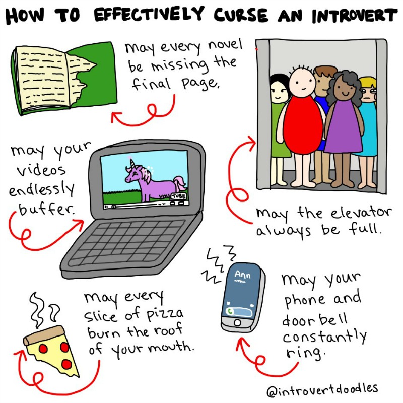 How To Curse An Introvert