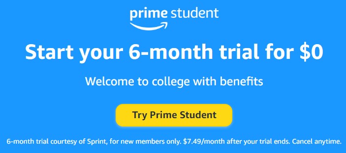 Prime Student 6-month Trial