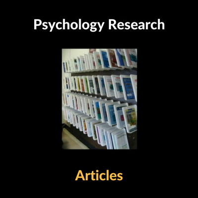 Psychology Research Articles