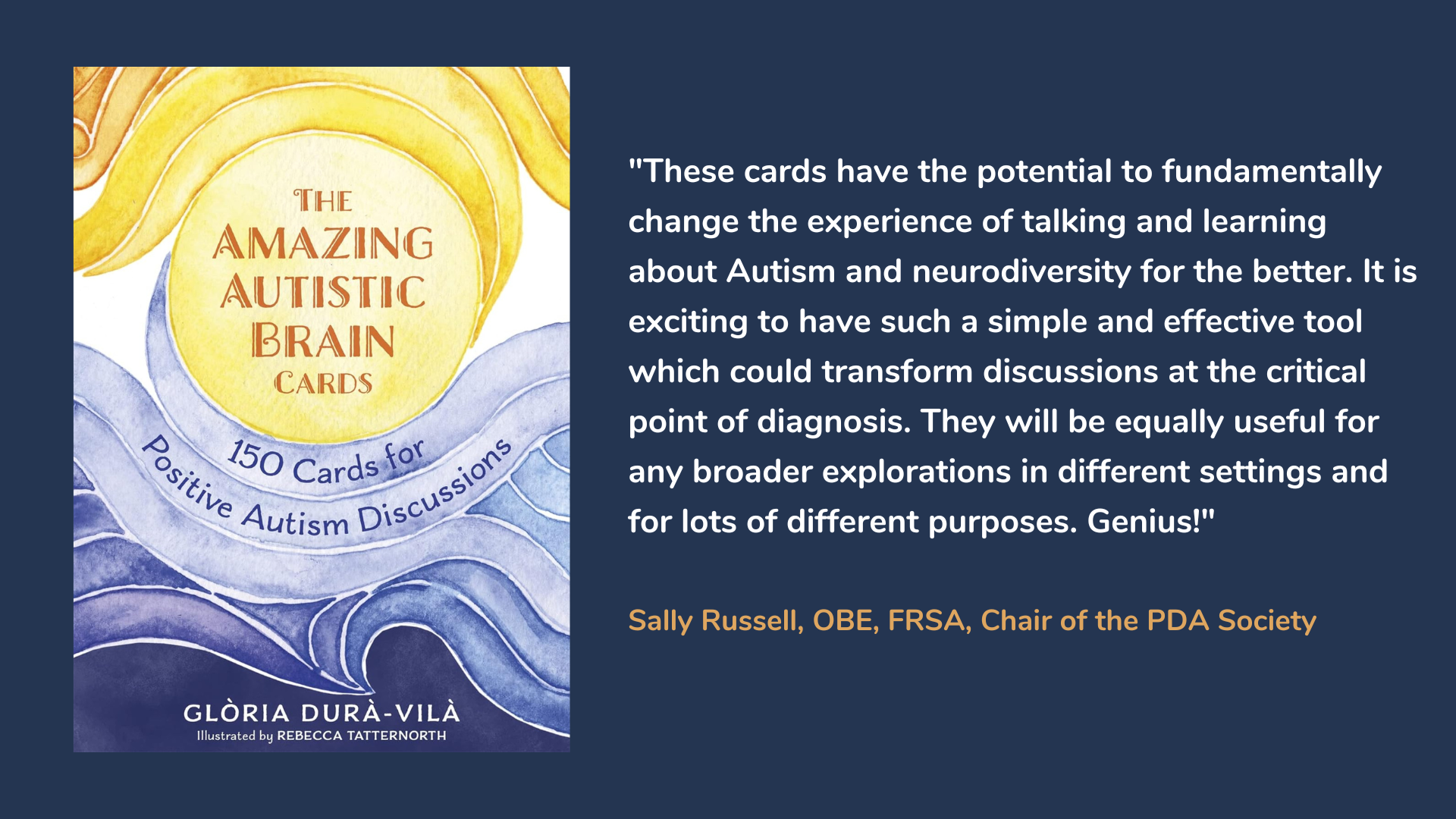 The Amazing Autistic Brain Cards. Product cover image and product review.